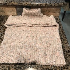 Fun confetti JCrew turtleneck sweater